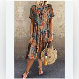 Floryday Floral Patterned Dress